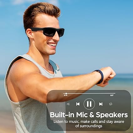 Bluetooth Smart Sunglasses with origional camera & speeker
