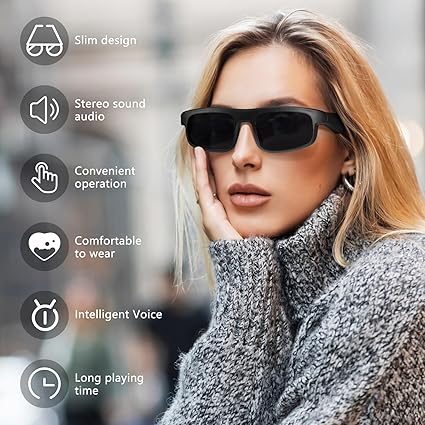 Bluetooth Smart Sunglasses with origional camera & speeker